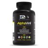 AlphaViril by Dr Sam Robbins | Naturally Boosts Testosterone, Strength, Stamina, Energy, Performance, Builds Muscle |Made in USA