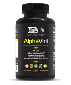 AlphaViril by Dr Sam Robbins | Naturally Boosts Testosterone, Strength, Stamina, Energy, Performance, Builds Muscle |Made in USA