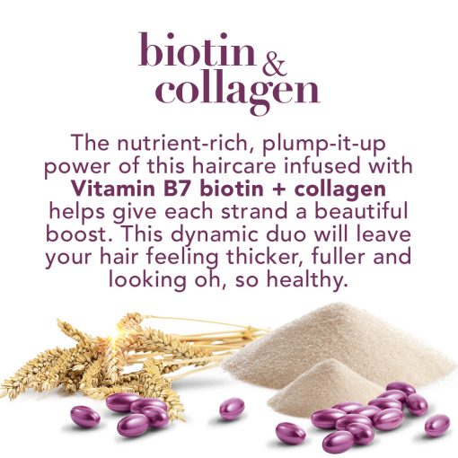 ogx thick full biotin collagen shampoo 13 oz image