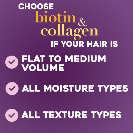 ogx thick full biotin collagen shampoo 13 oz image