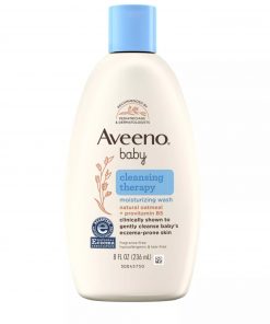aveeno baby cleansing therapy moisturizing wash-8 oz-image