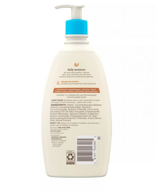 aveeno baby wash & shampoo-18 oz-image