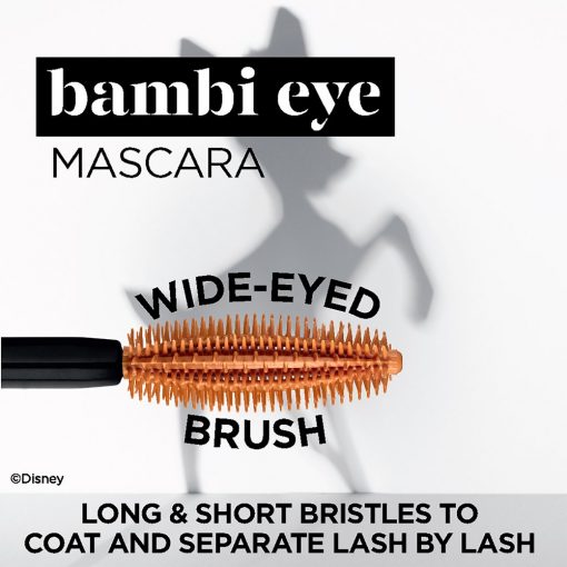 loreal paris bambi eye washable mascara lasting volume blackest black Exubuy image