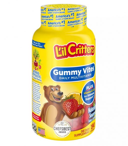 vitafusion lil criters vites complete multivitamin gummies-190 count-image