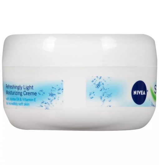 nivea soft moisturizing creme body face and hand cream-6.8 oz-image