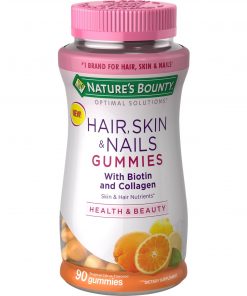 nature's bounty extra strength hair, nail skin biotin & collagen-90 ct-image