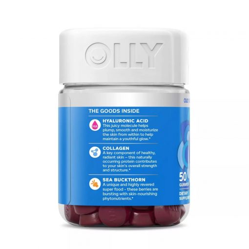 olly glowing skin collagen chewable gummies berry-50 ct-image