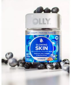 olly glowing skin collagen chewable gummies berry-50 ct-image