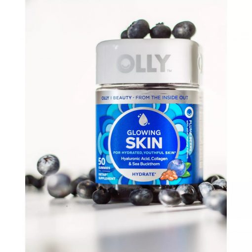 olly glowing skin collagen chewable gummies berry-50 ct-image