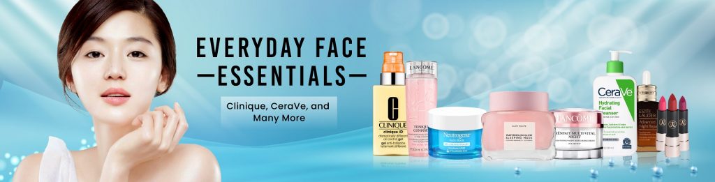 exubuy.com web banner about Genuine Skincare Products