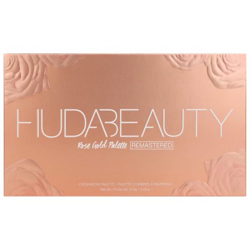 huda beauty rose gold remastered eyeshadow palette