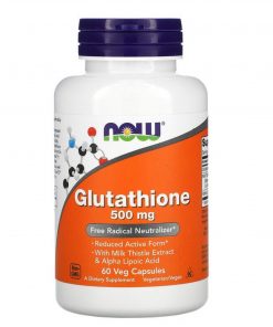 now glutathione 500 mg-60 tablets