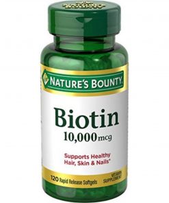 Nature's Bounty, Biotin, 1,000 mcg, 120 Coated Tablet