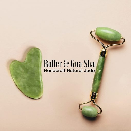 RoselynBoutique Jade Roller Gua Sha Massage Tool