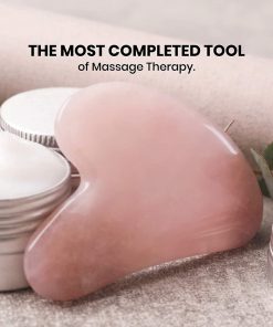 RoselynBoutique Gua Sha Massage Tool - Natural Skin Massager -pink