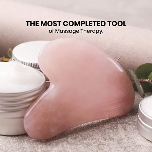 RoselynBoutique Gua Sha Massage Tool - Natural Skin Massager -pink