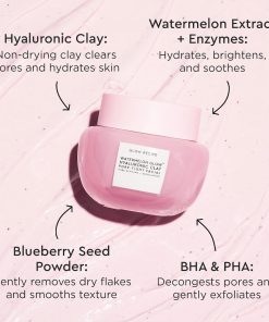 Glow Recipe Watermelon Glow Hyaluronic Clay Pore-Tight Facial Mask-60 ml