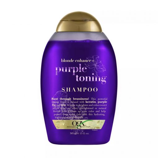 OGX Blonde Enhance Purple Fig & Iris Toning Shampoo - 385 ml