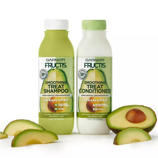 Garnier Fructis Avocado Extract Smoothing Treat Conditioner for Frizzy Hair - 350 ml