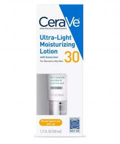CeraVe Ultra-Light Face Moisturizer with Sunscreen - SPF 30 - 50 ml