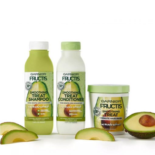 Garnier Fructis Avocado Extract Smoothing Treat Conditioner for Frizzy Hair - 350 ml