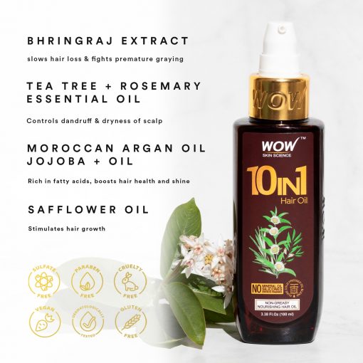 WOW 10-in-1 Hair Oil - 100 mL