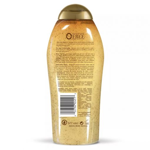 OGX Coconut Coffee Scrub Body Wash - 577 ml