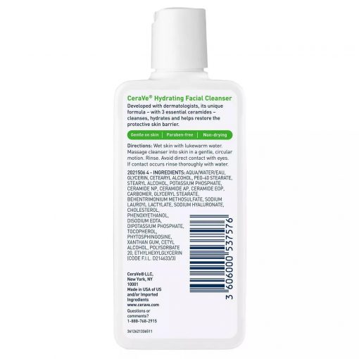 CeraVe – Hydrating Facial Cleanser – Normal to Dry Skin – 87 ml