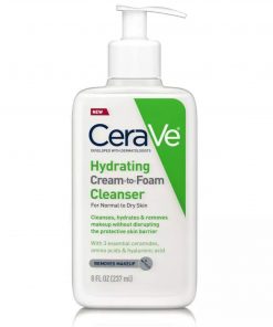 CeraVe – Hydrating Cream-to-Foam Cleanser for Normal to Dry Skin – 237 ml