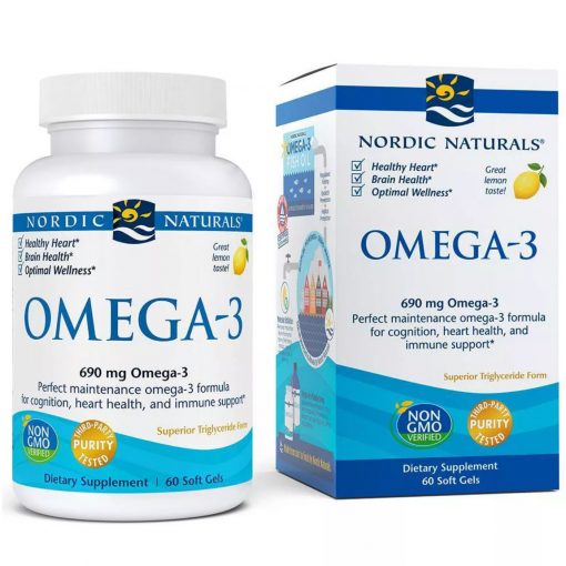 Nordic Naturals Omega-3 Softgels Dietary Supplement - 60ct