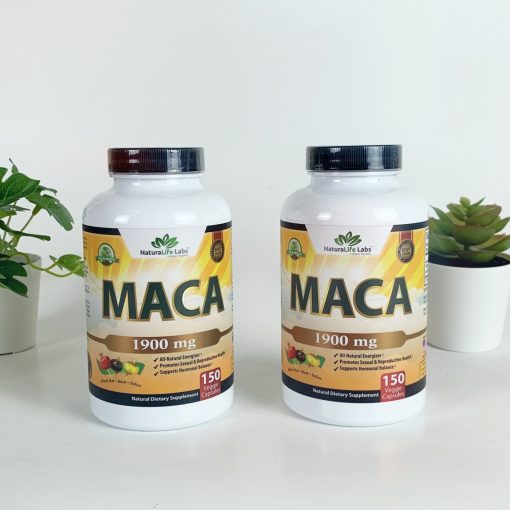 NaturaLife Labs - Organic Maca Root Black, Red, Yellow 1900 mg