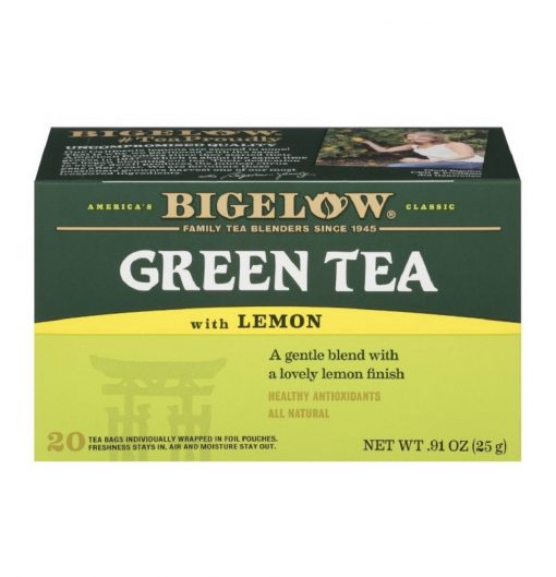 Bigelow Green Tea with Lemon, 20 Count Tea Bags