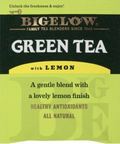 Bigelow Green Tea with Lemon, 20 Count Tea Bags