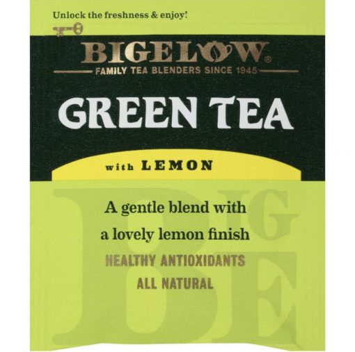 Bigelow Green Tea with Lemon, 20 Count Tea Bags