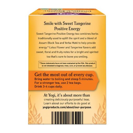 Yogi Tea - Sweet Tangerine Positive Energy Tea