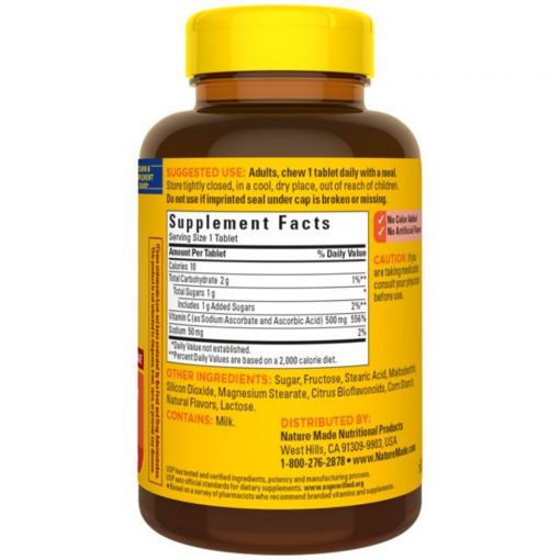 Nature Made - Chewable Vitamin C 500 mg - 70 Tablets