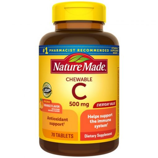 Nature Made - Chewable Vitamin C 500 mg - 70 Tablets