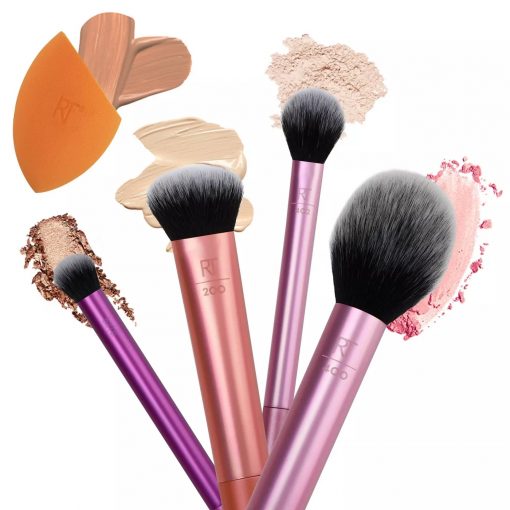 Real Techniques - Everyday Essentials Makeup Brush Kit - 5 pcs