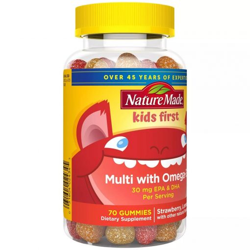 Nature Made - Kids First Multivitamin + Omega 3 Gummies - 84 Count