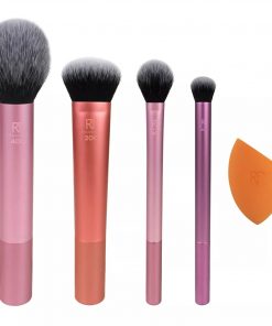 Real Techniques - Everyday Essentials Makeup Brush Kit - 5 pcs