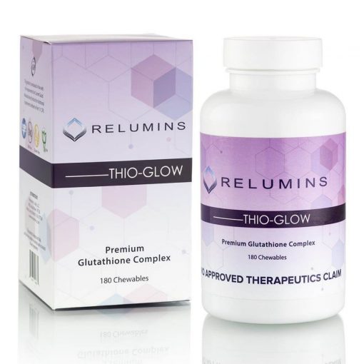 Relumins - Thio-Glow Premium Glutathione Complex - 180 Chewables