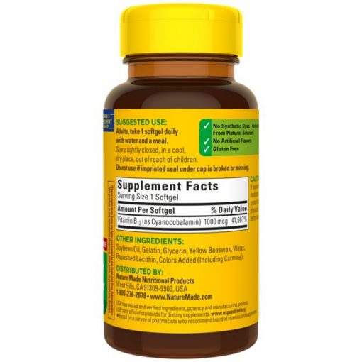 Nature Made - Vitamin B12 1000 mcg Softgels - 310ct