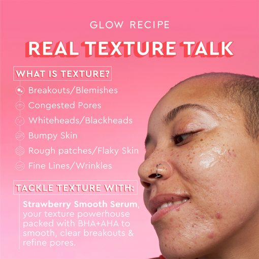 Glow Recipe - Strawberry Smooth BHA + AHA Salicylic Acid Serum - 30 ml