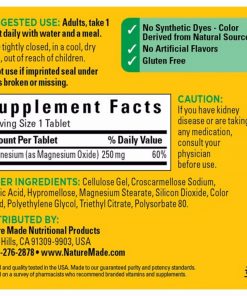 Nature Made - Magnesium 250 mg Tablets - 300 count