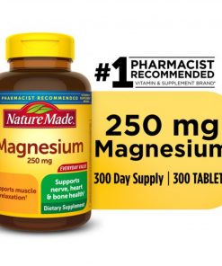 Nature Made - Magnesium 250 mg Tablets - 300 count