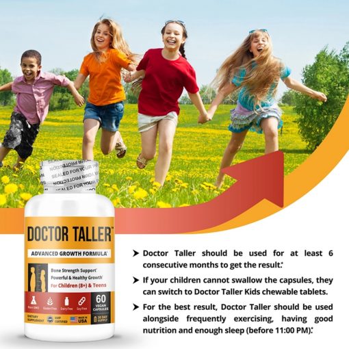 Doctor Taller - Advanced Growth Formula - 60 Vegan Capsules