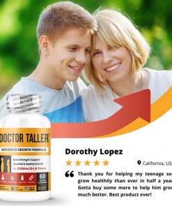 Doctor Taller - Advanced Growth Formula - 60 Vegan Capsules