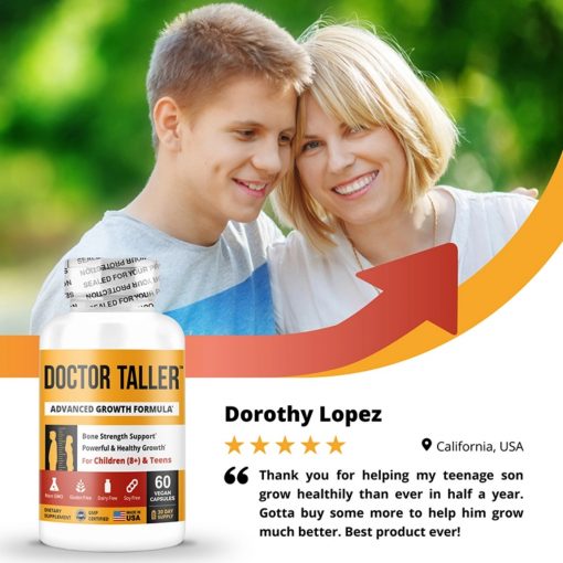 Doctor Taller - Advanced Growth Formula - 60 Vegan Capsules