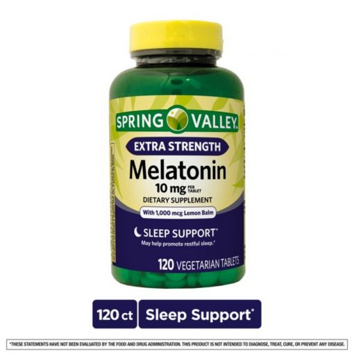 Spring Valley - Extra Strength Melatonin Dietary Supplement, 10 mg - 120 count