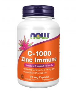 NOW Foods - C-1000 Zinc Immune - 90 Veg Capsules